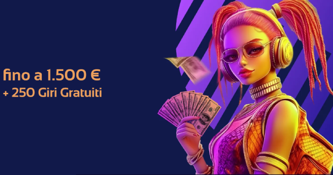 La ragazza offre bonus al Browinner Casino per i nuovi giocatori in Italia